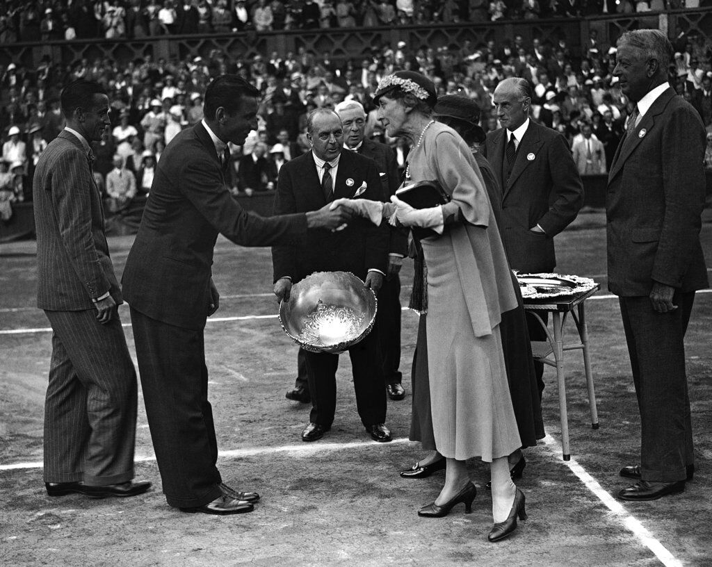 1934: Britain defeats the U.S. 4-1 at Wimbledon to win the Davis Cup title